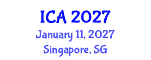 International Conference on Aesthetics (ICA) January 11, 2027 - Singapore, Singapore International Conference on Aesthetics (ICA) January 11, 2027 - Singapore, Singapore