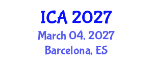 International Conference on Aesthetics (ICA) March 04, 2027 - Barcelona, Spain International Conference on Aesthetics (ICA) March 04, 2027 - Barcelona, Spain