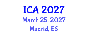 International Conference on Aesthetics (ICA) March 25, 2027 - Madrid, Spain International Conference on Aesthetics (ICA) March 25, 2027 - Madrid, Spain