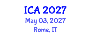 International Conference on Aesthetics (ICA) May 03, 2027 - Rome, Italy International Conference on Aesthetics (ICA) May 03, 2027 - Rome, Italy