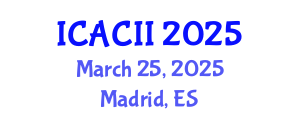 International Conference on Affective Computing and Intelligent Interaction (ICACII) March 25, 2025 - Madrid, Spain