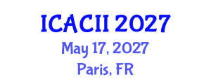 International Conference on Affective Computing and Intelligent Interaction (ICACII) May 17, 2027 - Paris, France