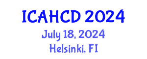 International Conference on Affordable Housing and Community Development (ICAHCD) July 18, 2024 - Helsinki, Finland