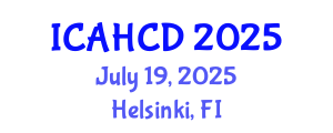 International Conference on Affordable Housing and Community Development (ICAHCD) July 19, 2025 - Helsinki, Finland