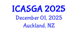 International Conference on African Studies and Global Africa (ICASGA) December 01, 2025 - Auckland, New Zealand