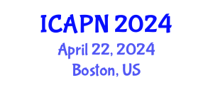 International Conference on Ageing, Psychology and Neuroscience (ICAPN) April 22, 2024 - Boston, United States