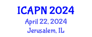 International Conference on Ageing, Psychology and Neuroscience (ICAPN) April 22, 2024 - Jerusalem, Israel