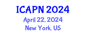 International Conference on Ageing, Psychology and Neuroscience (ICAPN) April 22, 2024 - New York, United States
