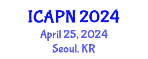 International Conference on Ageing, Psychology and Neuroscience (ICAPN) April 25, 2024 - Seoul, Republic of Korea