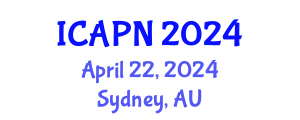 International Conference on Ageing, Psychology and Neuroscience (ICAPN) April 22, 2024 - Sydney, Australia