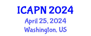 International Conference on Ageing, Psychology and Neuroscience (ICAPN) April 25, 2024 - Washington, United States