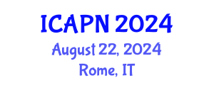 International Conference on Ageing, Psychology and Neuroscience (ICAPN) August 22, 2024 - Rome, Italy