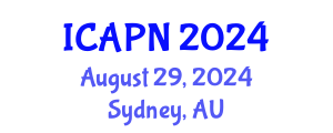 International Conference on Ageing, Psychology and Neuroscience (ICAPN) August 29, 2024 - Sydney, Australia