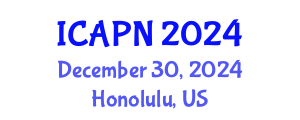 International Conference on Ageing, Psychology and Neuroscience (ICAPN) December 30, 2024 - Honolulu, United States