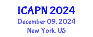 International Conference on Ageing, Psychology and Neuroscience (ICAPN) December 09, 2024 - New York, United States