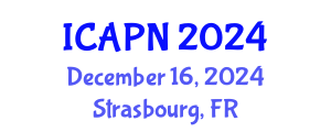 International Conference on Ageing, Psychology and Neuroscience (ICAPN) December 16, 2024 - Strasbourg, France