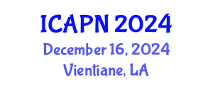 International Conference on Ageing, Psychology and Neuroscience (ICAPN) December 16, 2024 - Vientiane, Laos