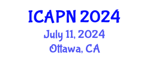 International Conference on Ageing, Psychology and Neuroscience (ICAPN) July 11, 2024 - Ottawa, Canada