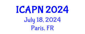 International Conference on Ageing, Psychology and Neuroscience (ICAPN) July 18, 2024 - Paris, France