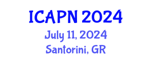 International Conference on Ageing, Psychology and Neuroscience (ICAPN) July 11, 2024 - Santorini, Greece