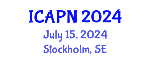 International Conference on Ageing, Psychology and Neuroscience (ICAPN) July 15, 2024 - Stockholm, Sweden