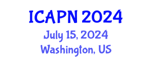 International Conference on Ageing, Psychology and Neuroscience (ICAPN) July 15, 2024 - Washington, United States