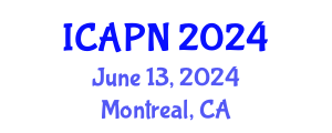 International Conference on Ageing, Psychology and Neuroscience (ICAPN) June 13, 2024 - Montreal, Canada