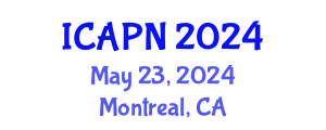International Conference on Ageing, Psychology and Neuroscience (ICAPN) May 23, 2024 - Montreal, Canada