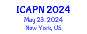 International Conference on Ageing, Psychology and Neuroscience (ICAPN) May 23, 2024 - New York, United States