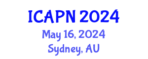 International Conference on Ageing, Psychology and Neuroscience (ICAPN) May 16, 2024 - Sydney, Australia