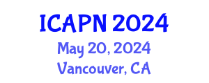 International Conference on Ageing, Psychology and Neuroscience (ICAPN) May 20, 2024 - Vancouver, Canada