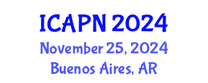 International Conference on Ageing, Psychology and Neuroscience (ICAPN) November 25, 2024 - Buenos Aires, Argentina