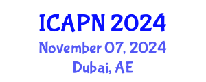 International Conference on Ageing, Psychology and Neuroscience (ICAPN) November 07, 2024 - Dubai, United Arab Emirates