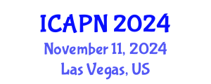 International Conference on Ageing, Psychology and Neuroscience (ICAPN) November 11, 2024 - Las Vegas, United States