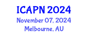International Conference on Ageing, Psychology and Neuroscience (ICAPN) November 07, 2024 - Melbourne, Australia