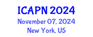 International Conference on Ageing, Psychology and Neuroscience (ICAPN) November 07, 2024 - New York, United States