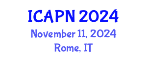 International Conference on Ageing, Psychology and Neuroscience (ICAPN) November 11, 2024 - Rome, Italy