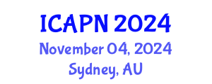 International Conference on Ageing, Psychology and Neuroscience (ICAPN) November 04, 2024 - Sydney, Australia