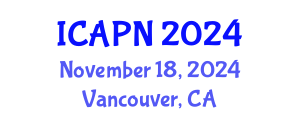 International Conference on Ageing, Psychology and Neuroscience (ICAPN) November 18, 2024 - Vancouver, Canada