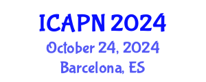 International Conference on Ageing, Psychology and Neuroscience (ICAPN) October 24, 2024 - Barcelona, Spain