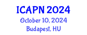 International Conference on Ageing, Psychology and Neuroscience (ICAPN) October 10, 2024 - Budapest, Hungary