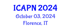 International Conference on Ageing, Psychology and Neuroscience (ICAPN) October 03, 2024 - Florence, Italy