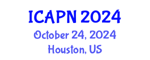 International Conference on Ageing, Psychology and Neuroscience (ICAPN) October 24, 2024 - Houston, United States