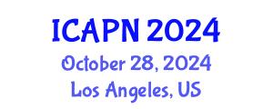 International Conference on Ageing, Psychology and Neuroscience (ICAPN) October 28, 2024 - Los Angeles, United States
