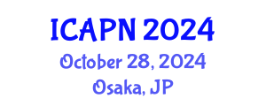 International Conference on Ageing, Psychology and Neuroscience (ICAPN) October 28, 2024 - Osaka, Japan