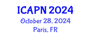 International Conference on Ageing, Psychology and Neuroscience (ICAPN) October 28, 2024 - Paris, France