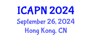 International Conference on Ageing, Psychology and Neuroscience (ICAPN) September 26, 2024 - Hong Kong, China