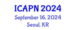 International Conference on Ageing, Psychology and Neuroscience (ICAPN) September 16, 2024 - Seoul, Republic of Korea