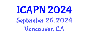 International Conference on Ageing, Psychology and Neuroscience (ICAPN) September 26, 2024 - Vancouver, Canada