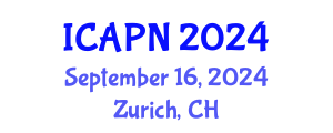 International Conference on Ageing, Psychology and Neuroscience (ICAPN) September 16, 2024 - Zurich, Switzerland